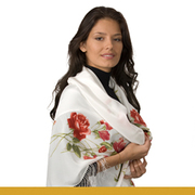 Павловопосадские и оренбургские шали и платки