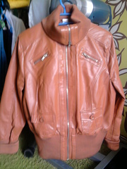 Куртка из кожзама