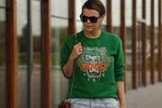 Cвитер Kenzo Цвет: зеленый