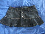 очень классная джинсовая юбочка stradivarium размер 38,  можно больше,  