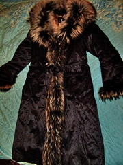 Пальто осень-зима,  черного цвета с отстегивающейся подкладкой (48)